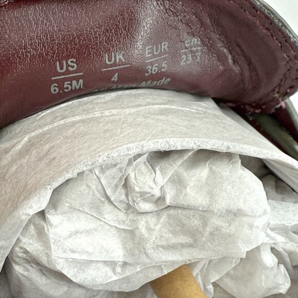 Franco Sarto Womens Alora Penny Loafers US 6.5 M EU 36.5 Green Vegan Patent NIB - Picture 12 of 12